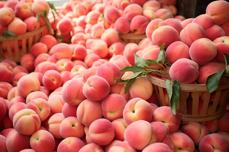 夏日成熟桃子水果,高清,摄影图,摄影图片,图片大全,摄影图免费下载